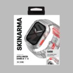 Skinarma Band+Case Saido 2in1 Apple Watch 45/44mm clear - imagine 3