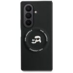 Case Karl Lagerfeld Karl&Choupette Logo  MagSafe for Samsung Galaxy Z Fold7 black - imagine 2