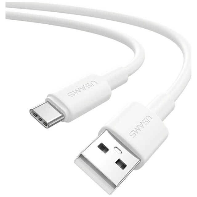 USAMS U90 cable 3A USB-A to USB-C white - imagine 2