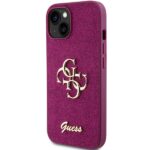 Guess GUHCP15SHG4SGU iPhone 15 / 14 / 13 6.1" purple hardcase Glitter Script Big 4G - imagine 2