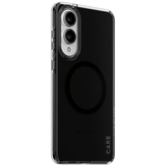 Case CARE by PanzerGlass Flagship Urban Combat Black QI for Samsung Galaxy S25 Edge smoky - imagine 2