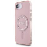 Case Guess IML Glitter Circle MagSafe for iPhone 16e pink - imagine 2