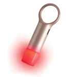 Lexon Nomaday Flash LED Keychain gold LL137D - imagine 6