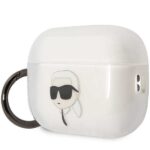Karl Lagerfeld KLAP2HNIKTCT Airpods Pro 2 (2022/2023) cover transparent  Ikonik Karl Lagerfeld - imagine 3