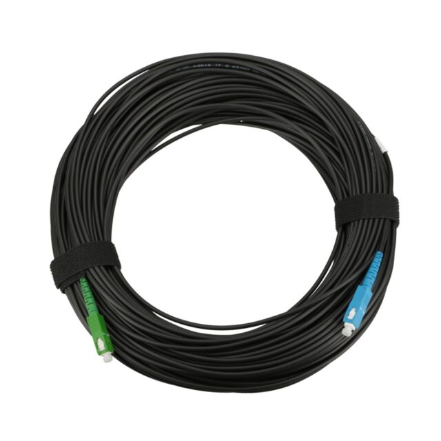 Extralink Patch Cord SC/APC-SC/UPC, Round, Hanging, Single-Mode, Simplex, G.657A2, 40m