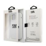 Karl Lagerfeld KLHCP12LSLKLWH iPhone 12 Pro Max 6,7" Silicone Stack Logo white - imagine 8