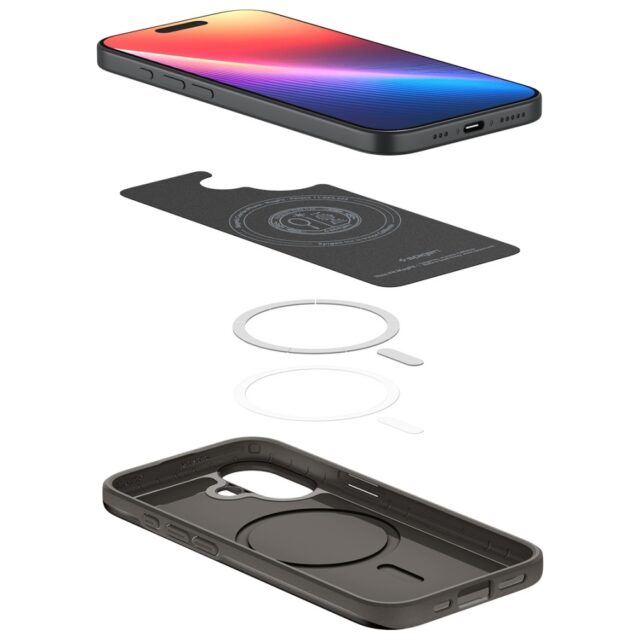 Spigen Thin Fit MAG MagSafe case for iPhone 17 gunmetal - imagine 7