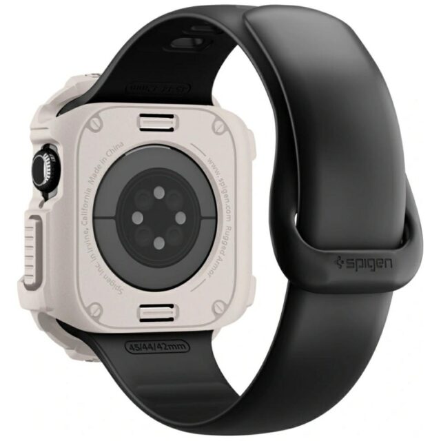 Pasek Spigen Rugged Armor Pro do Apple    Watch 10 / 11 42mm beżowy - imagine 2