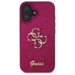 Guess GUHCP16SHG4SGU iPhone 16 6.1" purple hardcase Fixed Glitter Big 4G - imagine 3