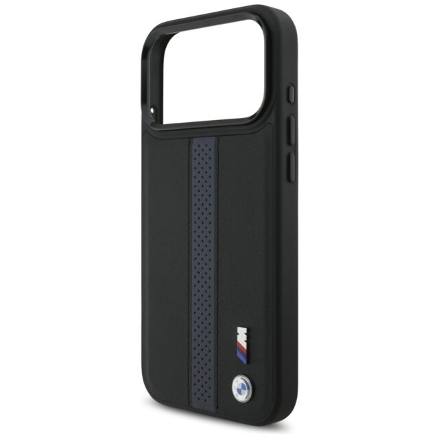 Case BMW M Perforated Stripe Logo        MagSafe for iPhone 17 Pro Max blue - imagine 6
