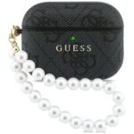 Case Guess 4G Pearl Strap for AirPods Pro 3 black