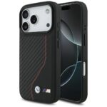 Case BMW M Carbon Line & Logo MagSafe for iPhone 17 Pro red