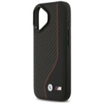Case BMW M Carbon Line & Logo MagSafe for iPhone 17 red - imagine 6