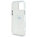 Karl Lagerfeld KLHMP16LHLSCHH iPhone 16 Pro 6.3" white hardcase IML Metal Choupette Head MagSaf - imagine 7