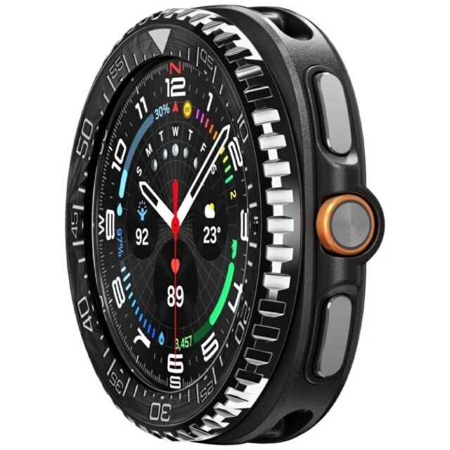 Spigen Bezel Tune Pro Diver Case for Samsung Galaxy Watch 8 46mm black - imagine 6