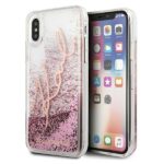 Karl Lagerfeld KLHCPXTRKSRG iPhone X/Xs rose gold Glitter Signature