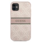 Guess GUHCN614GDPI iPhone 11 6,1"/ Xr pink hardcase 4G Stripe - imagine 3