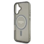 Guess GUHMP16SHFGEREK iPhone 16 6.1" black hardcase IML Glitter Circle MagSafe - imagine 6