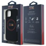Red Bull RBHMP14S24PUILVR iPhone 14 6.1" hardcase navy Leather Red Ring MagSafe - imagine 8