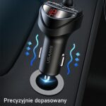 USAMS Ład. sam. 2xUSB+ kable 3w1 C22(lightning+microUSB+USB-C) czarny/black CC119TC01 (US-CC119) - imagine 5