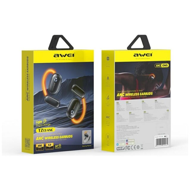 AWEI Bluetooth headphones 5.4 TZ13 ANC + docking station black - imagine 7