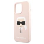 Karl Lagerfeld KLHCP13LSLKHLP iPhone 13 Pro / 13 6,1" light pink hardcase Silicone Karl`s - imagine 6