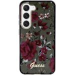 Guess GUHCS23SHCFWSA S23 S911 khaki hardcase Flower Collection - imagine 3