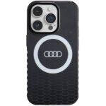 Audi IML Big Logo MagSafe Case iPhone 14 Pro 6.1" black hardcase AU-IMLMIP14P-Q5/D2-BK