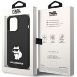 Karl Lagerfeld KLHMP14XSNCHBCK iPhone 14 Pro Max 6,7" hardcase black Silicone Choupette MagSaf - imagine 8