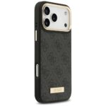 Guess 4G Logo Plate MagSafe Case for iPhone 17 Pro Max Black - imagine 4
