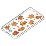 Panel Samsung GP-TOU021HONOW for Frame Cover for Galaxy S22 Muzik Tiger white - imagine 2