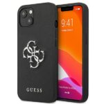 Guess GUHCP13MSA4GSBK iPhone 13 6,1" black hardcase Saffiano 4G Metal Logo