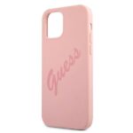 Guess GUHCP12SLSVSPI iPhone 12 mini 5,4" pink hardcase Script Vintage - imagine 6