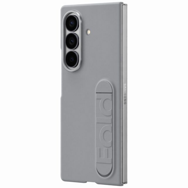 Case Samsung Silicone Case for Galaxy Z   Fold7 grey - imagine 4
