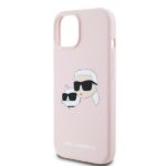 Karl Lagerfeld KLHMP15SSKCHPPLP iPhone 15 / 14 / 13 6.1" pink hardcase Silicone Karl & Choupet - imagine 6