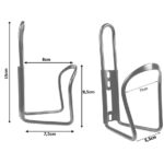 Extralink Aluminum Water Bottle Holder for Bike, Silver - imagine 7