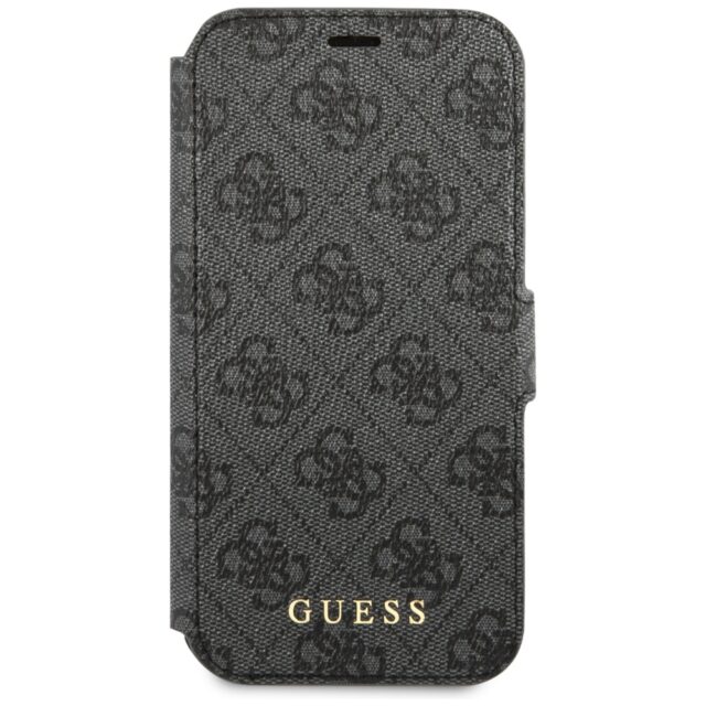 Guess GUFLBKSP12L4GG iPhone 12 Pro Max 6,7" grey book 4G Charms Collection - imagine 4