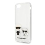 Karl Lagerfeld KLHCI8CKTR iPhone 7/8/SE2020 / SE 2022 hardcase Transparent Karl & Choupette - imagine 3