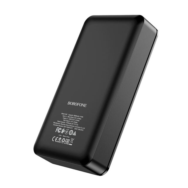 Borofone BJ8 Extreme 30000mAh Black | Powerbank | Power bank, 2x USB - imagine 6