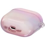 Case UNIQ Iridescia for AirPods 4 Hang Case pink prism - imagine 3