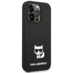 Karl Lagerfeld KLHCP14LSLCTBK iPhone 14 Pro 6,1" hardcase black Silicone Choupette Body - imagine 4