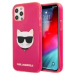 Karl Lagerfeld KLHCP12MCHTRP iPhone 12/12 Pro 6,1" pink hardcase Glitter Choupette Fluo