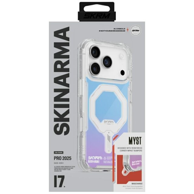 Skinarma Myst case for iPhone 17 Pro Magnetic Charging hologram - imagine 2
