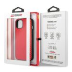 Ferrari FESAXHCP13SRE iPhone 13 mini 5,4" red hardcase On Track Carbon Stripe - imagine 8