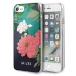 Guess GUHCI8PCUTRFL01 iPhone 7/8/SE 2020SE 2022 black N°1 Flower Collection Shiny