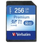 Verbatim Premium U1 Card SDXC 256GB V10 black 44026