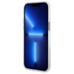 Karl Lagerfeld KLHMP14XHLSCHH iPhone 14 Pro Max 6.7" white hardcase IML Metal Choupette Head - imagine 5