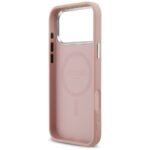 Guess Glitter Triangle Logo MagSafe Case for iPhone 17 Pro Max Pink - imagine 7