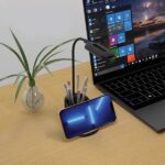 AWEI LED lamp with inductive charging W2015W Fast Charging black - imagine 2