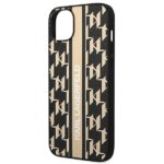 Karl Lagerfeld KLHCP14MPGKLSKW iPhone 14Plus / 15 Plus 6,7" hardcase brown Monogram Stripe - imagine 6